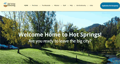 Desktop Screenshot of hotspringshousing.org